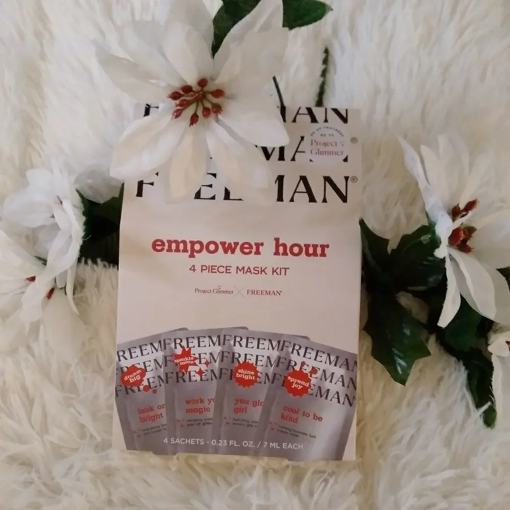 ⬇️⬇️⬇️Freeman Empower Hour 4-Piece Mask Kit